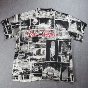 Vintage Las Vegas Sin City Circus Hotel Casino Full All Over Print tee shirt